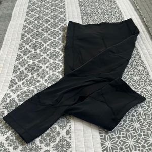Lululemon cropped mesh leggings